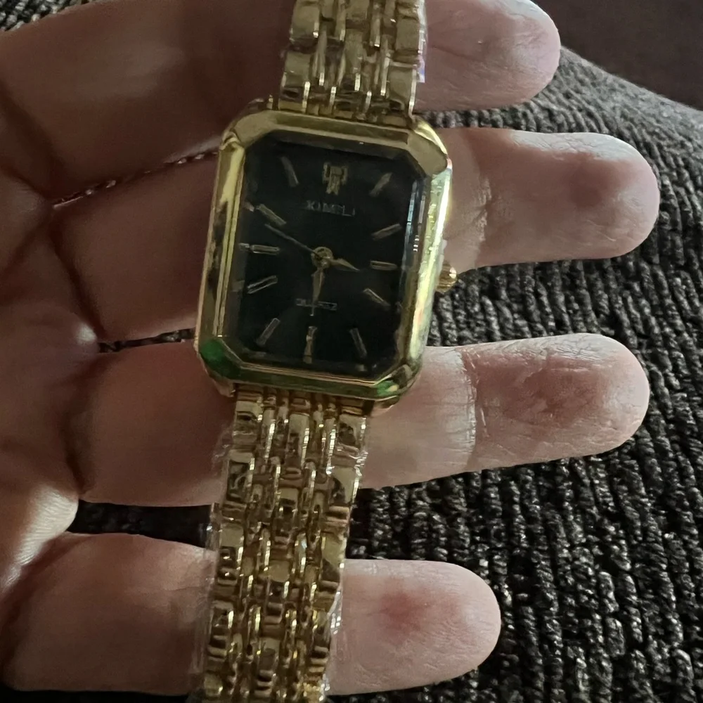 🆕‎ Gold & green new watch adjustable band